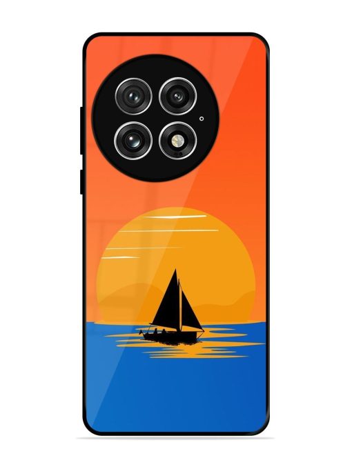 Sunset Sail Glossy Soft Edge Case for Oneplus 13 (5G)