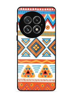 Vibrant Tribal Pattern Glossy Soft Edge Case for Oneplus 13 (5G)