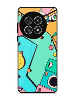Retro Remix Glossy Soft Edge Case for Oneplus 13 (5G)
