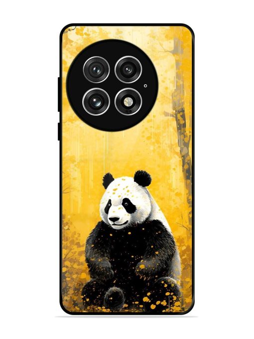 Golden Solitude Glossy Soft Edge Case for Oneplus 13 (5G)