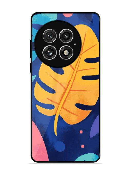 Tropical Tapestry Glossy Soft Edge Case for Oneplus 13 (5G)