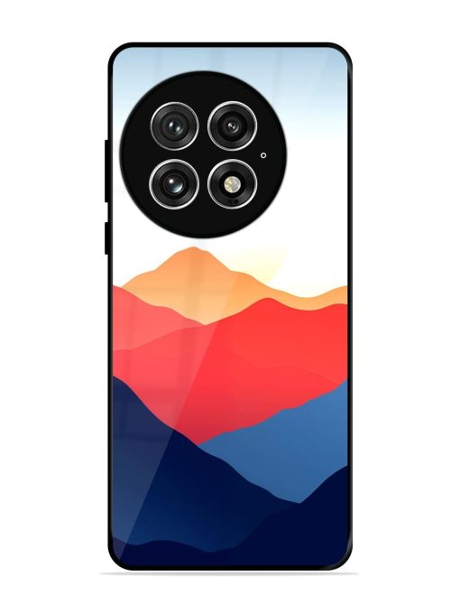 Sunset Peaks Glossy Soft Edge Case for Oneplus 13 (5G)