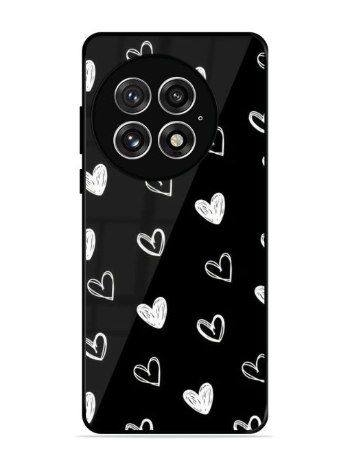 Scattered Hearts Glossy Soft Edge Case for Oneplus 13 (5G)