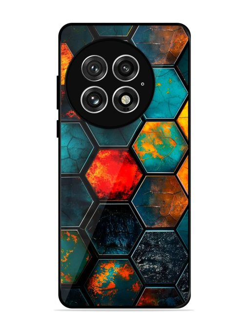 Hexagon Hive Glossy Soft Edge Case for Oneplus 13 (5G)