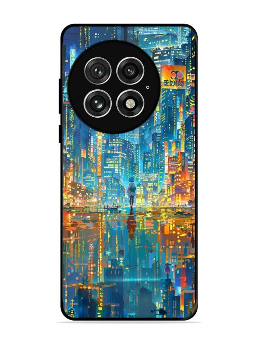 Neon Metropolis Glossy Soft Edge Case for Oneplus 13 (5G)