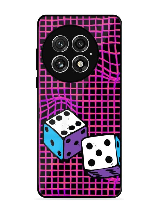 Glitched Dice Glossy Soft Edge Case for Oneplus 13 (5G)