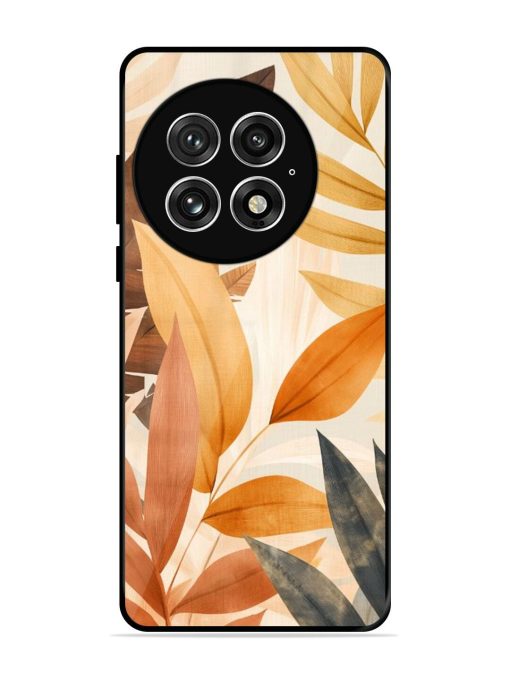 Earthy Elegance Glossy Soft Edge Case for Oneplus 13 (5G)