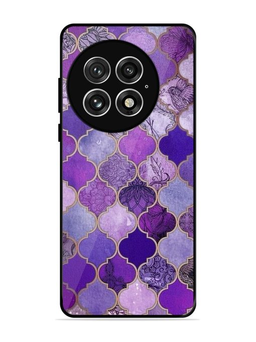Purple Mosaic Magic Glossy Soft Edge Case for Oneplus 13 (5G)