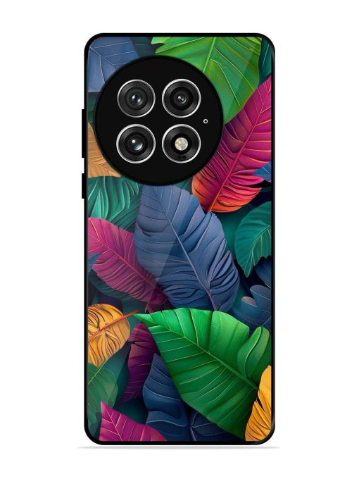 Tropical Tapestry Glossy Soft Edge Case for Oneplus 13 (5G)