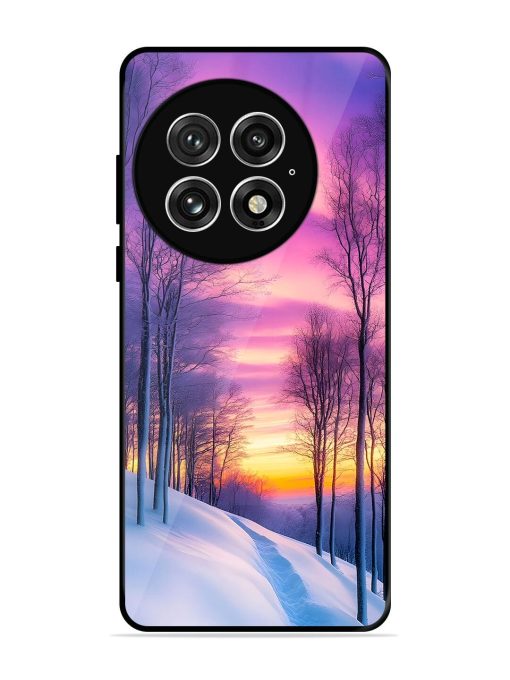 Winter'S Purple Haze Glossy Soft Edge Case for Oneplus 13 (5G)
