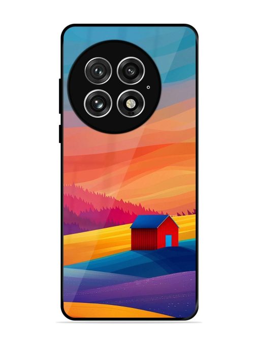 Sunset Solitude Glossy Soft Edge Case for Oneplus 13 (5G)