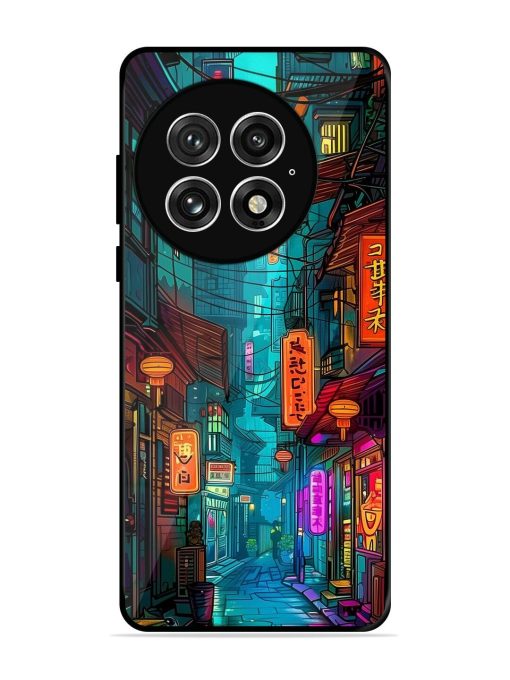 Neon Nightscape Glossy Soft Edge Case for Oneplus 13 (5G)