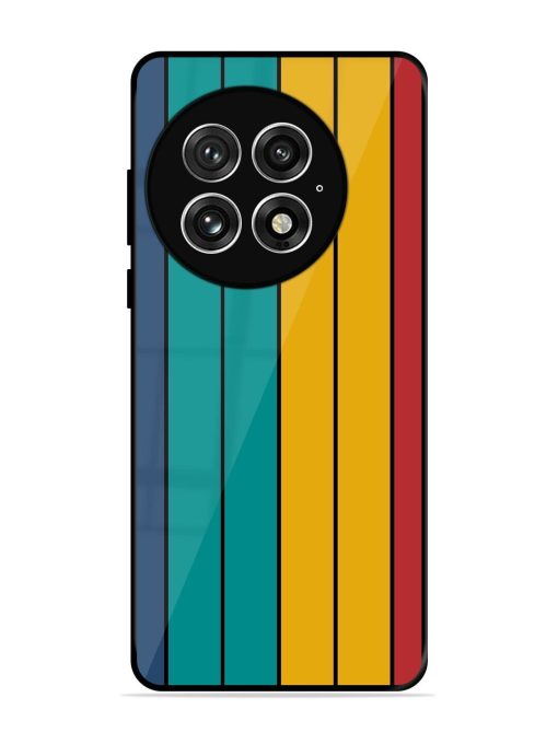 Retro Stripes Glossy Soft Edge Case for Oneplus 13 (5G)