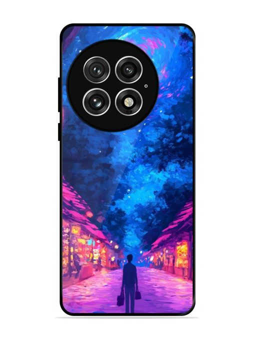 Neon Nightscape Glossy Soft Edge Case for Oneplus 13 (5G)