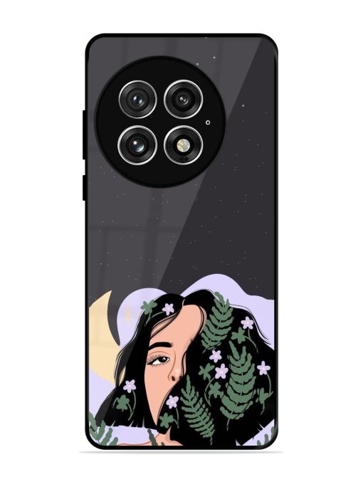 Lunar Lullaby Glossy Soft Edge Case for Oneplus 13 (5G)