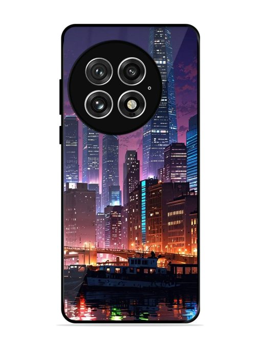 Neon Nightscape Glossy Soft Edge Case for Oneplus 13 (5G)
