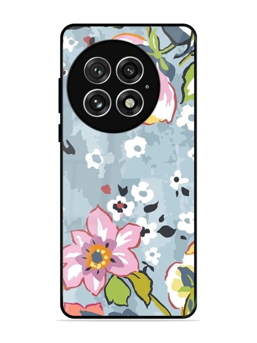 Floral Fantasy Glossy Soft Edge Case for Oneplus 13 (5G)