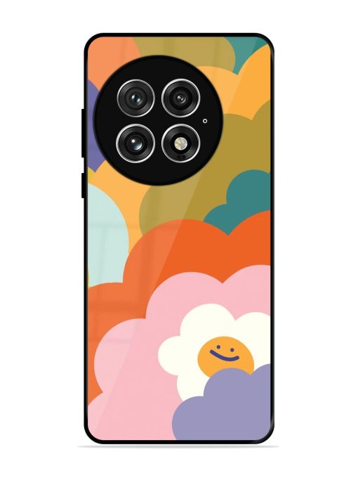 Happy Flower Power Glossy Soft Edge Case for Oneplus 13 (5G)