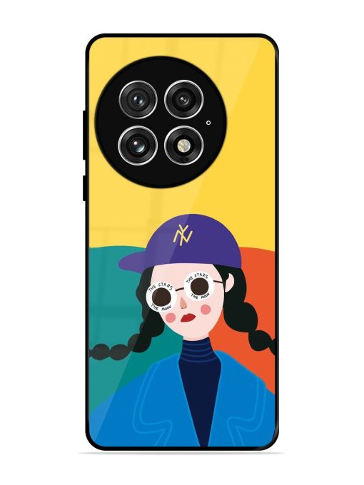 Starry-Eyed Girl Glossy Soft Edge Case for Oneplus 13 (5G)