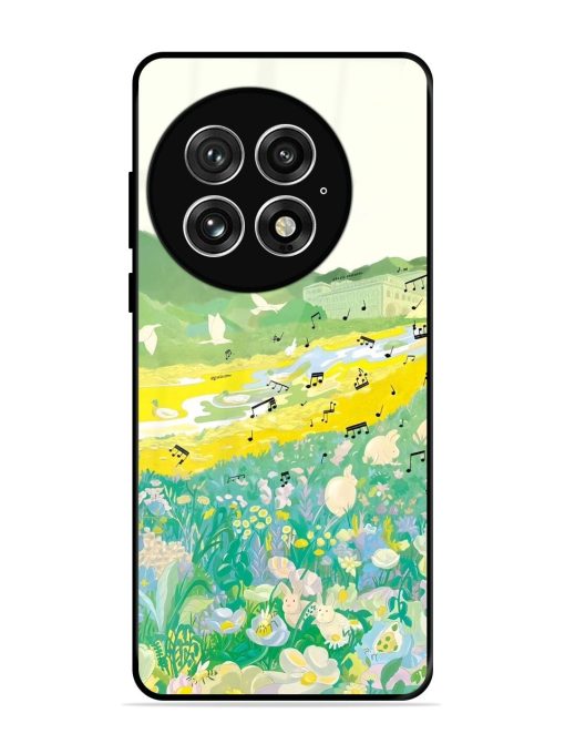 Melody In Bloom Glossy Soft Edge Case for Oneplus 13 (5G)