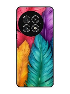 Rainbow Feathers Glossy Soft Edge Case for Oneplus 13 (5G)