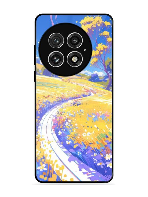Vibrant Spring Meadow Glossy Soft Edge Case for Oneplus 13 (5G)