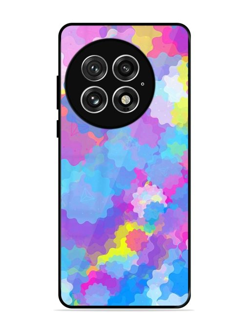 Psychedelic Cloud Burst Glossy Soft Edge Case for Oneplus 13 (5G)