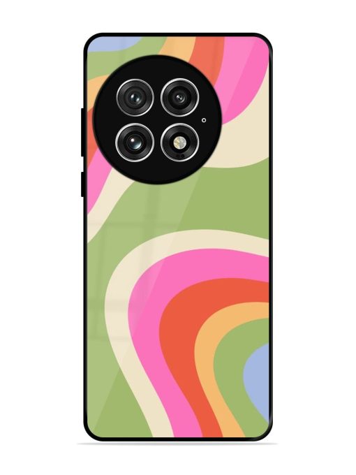 Wavy Rainbow Wonderland Glossy Soft Edge Case for Oneplus 13 (5G)