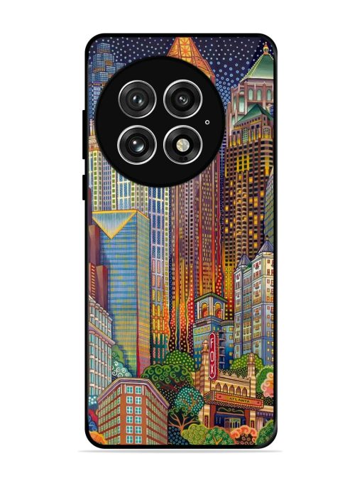 Neon Nightscape Glossy Soft Edge Case for Oneplus 13 (5G)
