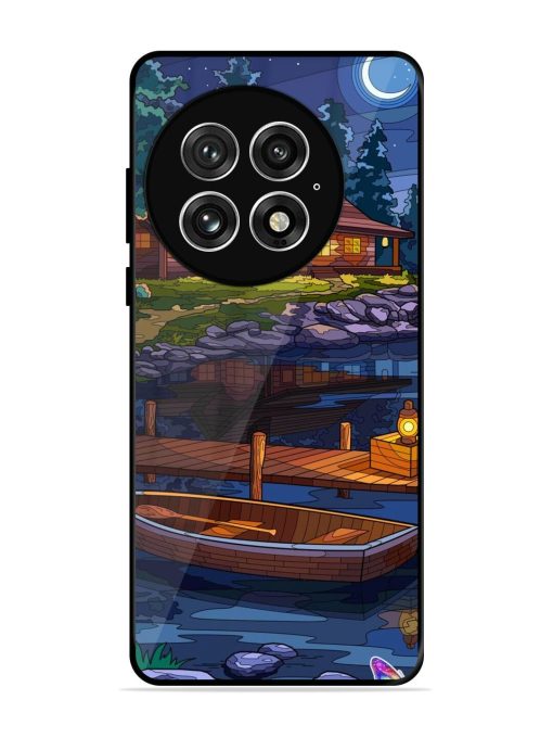 Moonlit Serenity Glossy Soft Edge Case for Oneplus 13 (5G)