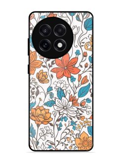 Floral Symphony Glossy Soft Edge Case for Oneplus 13R (5G)