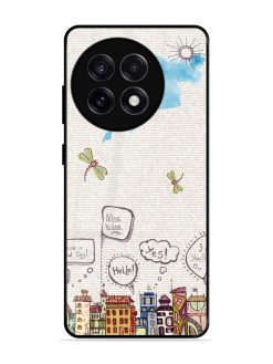 Doodle City Glossy Soft Edge Case for Oneplus 13R (5G)