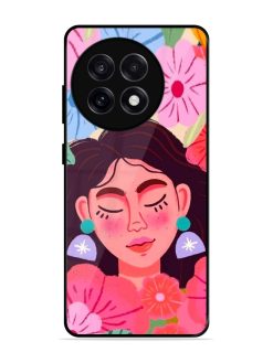 Blooming Serenity Glossy Soft Edge Case for Oneplus 13R (5G)