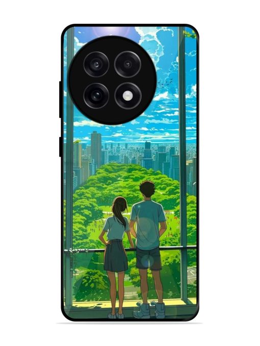 Cyberpunk Dreamscape Glossy Soft Edge Case for Oneplus 13R (5G)