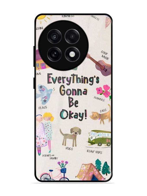 Sunshine And Smiles Glossy Soft Edge Case for Oneplus 13R (5G)