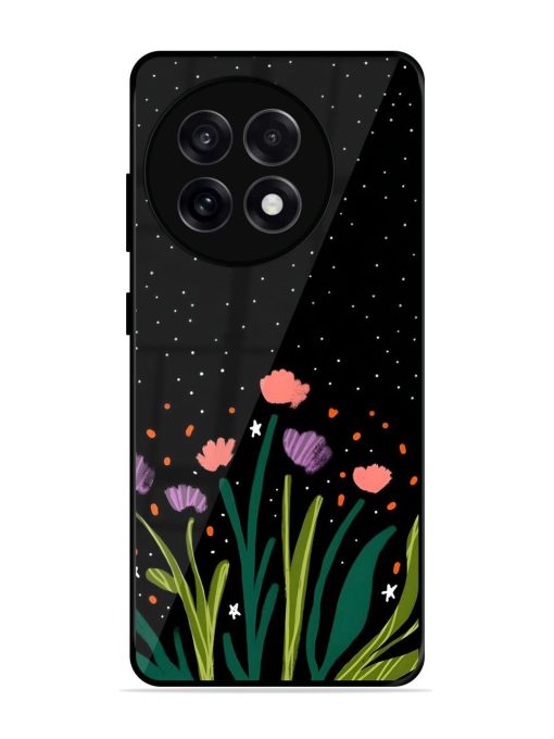 Midnight Bloom Glossy Soft Edge Case for Oneplus 13R (5G)