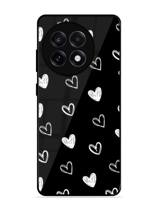 Scattered Hearts Glossy Soft Edge Case for Oneplus 13R (5G)