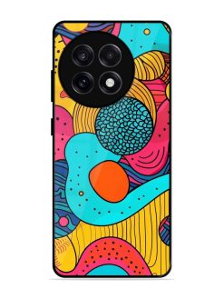 Psychedelic Patterns Glossy Soft Edge Case for Oneplus 13R (5G)