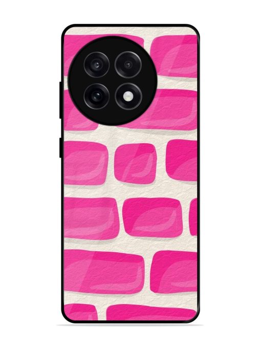 Pink Brick Wall Glossy Soft Edge Case for Oneplus 13R (5G)