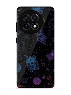 Cosmic Cat Chaos Glossy Soft Edge Case for Oneplus 13R (5G)