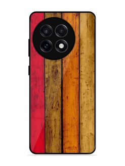 Colorful Woodgrain Glossy Soft Edge Case for Oneplus 13R (5G)
