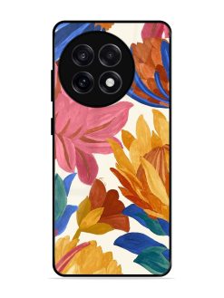 Blooming Tapestry Glossy Soft Edge Case for Oneplus 13R (5G)