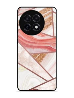 Rosy Mosaic Glossy Soft Edge Case for Oneplus 13R (5G)
