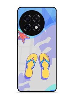 Sandy Toes And Salty Seas Glossy Soft Edge Case for Oneplus 13R (5G)
