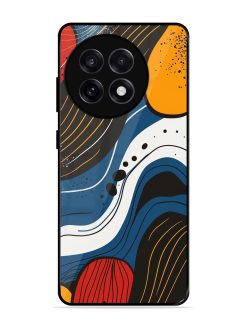 Abstract Expression Glossy Soft Edge Case for Oneplus 13R (5G)