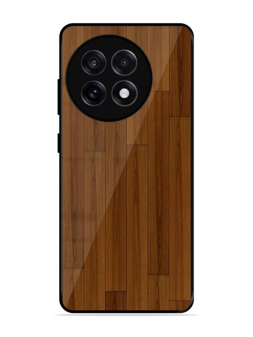 Warm Woodgrain Glossy Soft Edge Case for Oneplus 13R (5G)