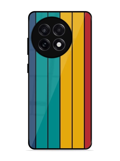 Retro Stripes Glossy Soft Edge Case for Oneplus 13R (5G)