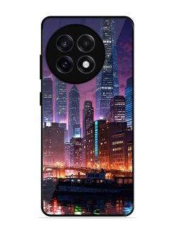 Neon Nightscape Glossy Soft Edge Case for Oneplus 13R (5G)