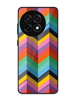 Colorful Zigzag Glossy Soft Edge Case for Oneplus 13R (5G)