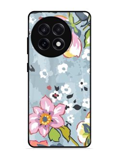Floral Fantasy Glossy Soft Edge Case for Oneplus 13R (5G)